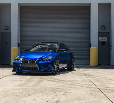 Фото дисков Vossen HF-2 на Lexus IS II