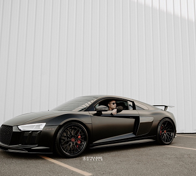 Фото дисков Strasse Wheels SV10M Deep Concave FS на Audi R8 (4S)