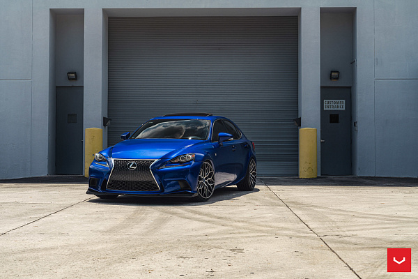 Фото дисков Vossen HF-2 Алмазная проточка на Lexus IS II