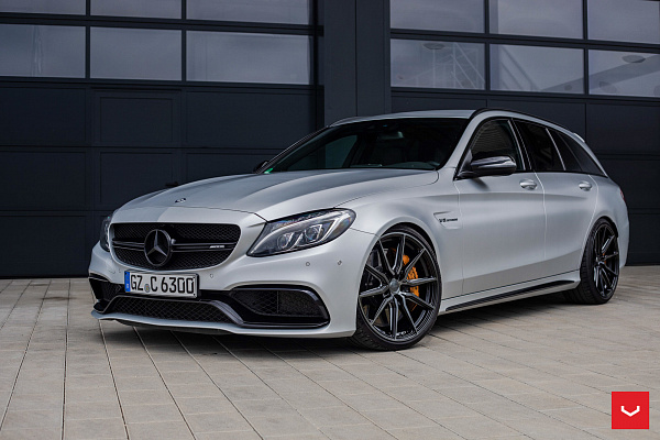 Фото дисков Vossen HF-3 Глянцевый темный лак на Mercedes-Benz C-Class (W205)