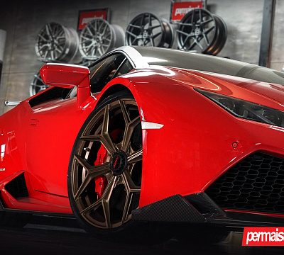 Фото дисков NOVITEC NL4 на Lamborghini Huracan