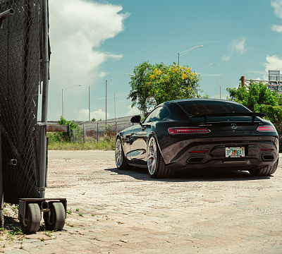 Фото дисков Vossen EVO-3 на Mercedes-Benz AMG GT I