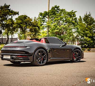 Фото дисков Vossen EVO-3 на Porsche 911 VIII