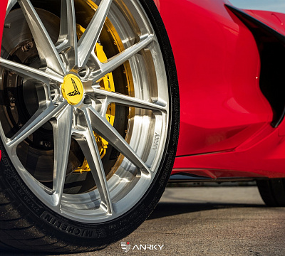 Фото дисков Anrky AN28 на Chevrolet Corvette C8