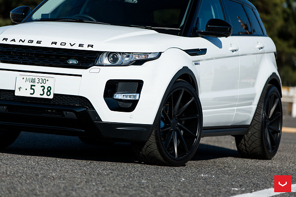Фото дисков Vossen CVT Черный сатин на Land Rover Range Rover Evoque I