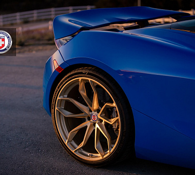 Фото дисков HRE P201 на McLaren 720S