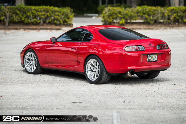 Фото дисков BC Forged HCA381 Глянцевый лак на Toyota Supra A80