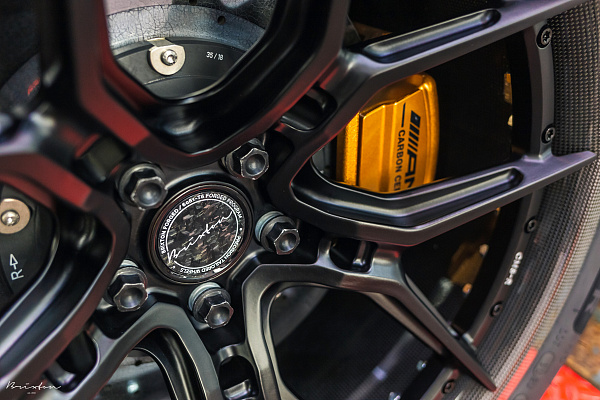 Фото дисков Brixton Forged CM5-R Черный сатин на Mercedes-Benz AMG GT I