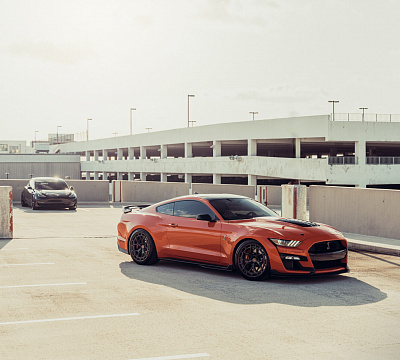 Фото дисков Vossen LC3-01 на Ford Mustang VI