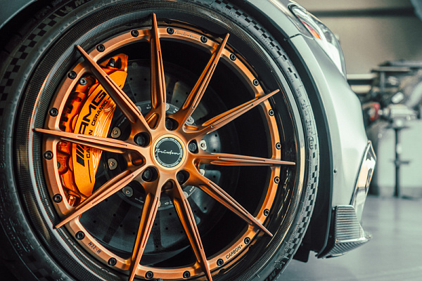 Фото дисков Brixton Forged R11-R Сатиновое темное золото на Mercedes-Benz C-Class (W205)