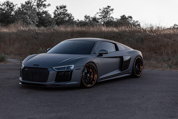 Фото дисков HRE S101 Черный сатин на Audi R8 (4S)