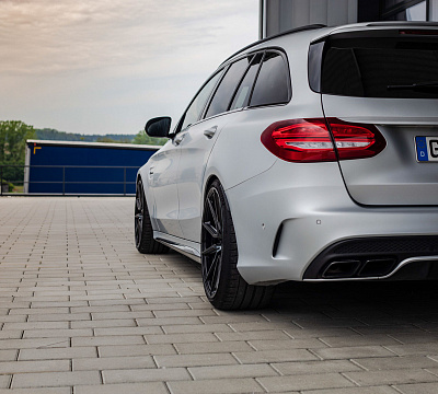 Фото дисков Vossen HF-3 на Mercedes-Benz C-Class (W205)