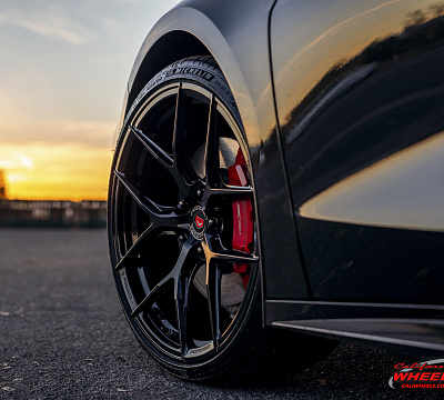 Фото дисков Vossen S21-01 на Chevrolet Corvette C8