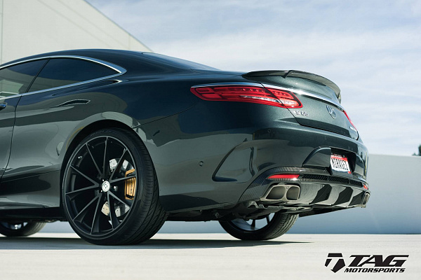 Фото дисков HRE P204 Черный сатин на Mercedes-Benz S-Class (W222, C217)