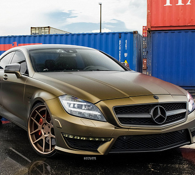 Фото дисков Strasse Wheels SM5 Deep Concave на Mercedes-Benz CLS (C218)