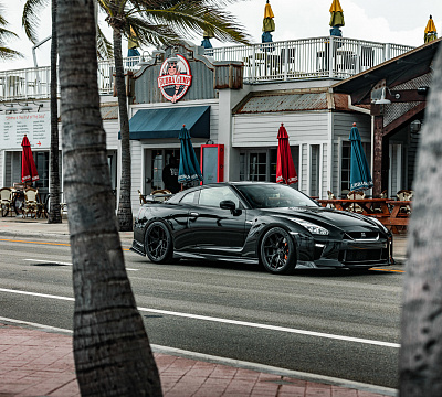 Фото дисков Vossen HF-5 на Nissan GT-R