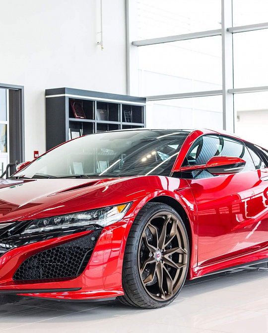 Фото дисков P201 Сатиновая бронза на Acura NSX II