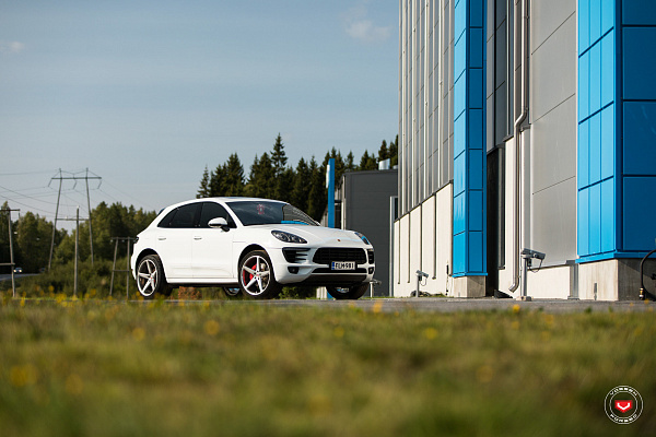 Фото дисков Vossen CG-201 Глянцевый лак на Porsche Macan I