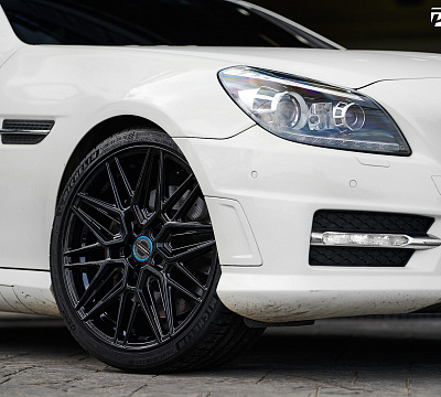 Фото дисков Vossen HF-7 на Mercedes-Benz SLK (R172)