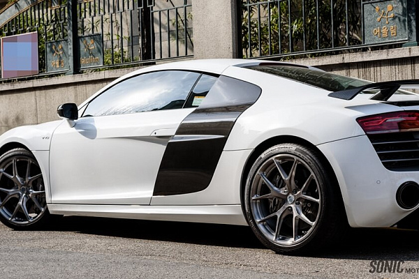 Фото дисков HRE P101 Глянцевый тонированный лак на Audi R8 (Typ 42)