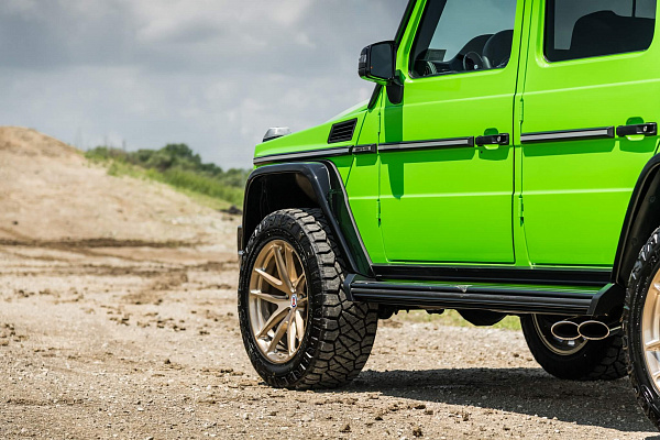 Фото дисков HRE P104 Глянцевая шампань на Mercedes-Benz G-Class II