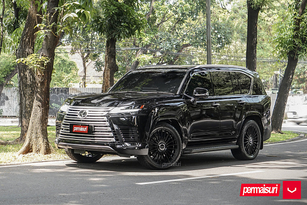 Фото дисков Vossen HF-8 Черный глянец на Lexus LX IV