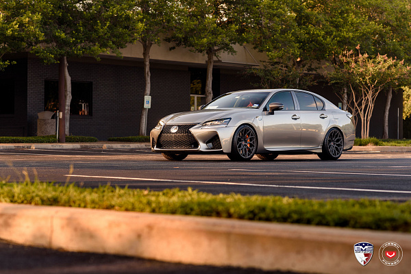 Фото дисков Vossen S17-01 Матовый графит на Lexus GS IV