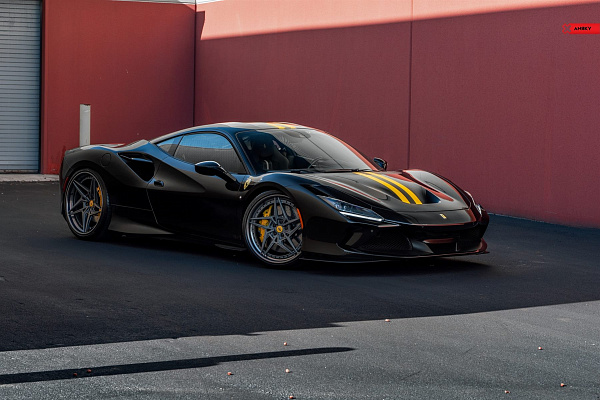 Фото дисков Anrky S3-X3 Сатиновый графит на Ferrari F8
