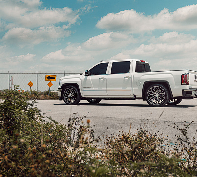 Фото дисков Vossen HF6-3 на GMC Sierra III