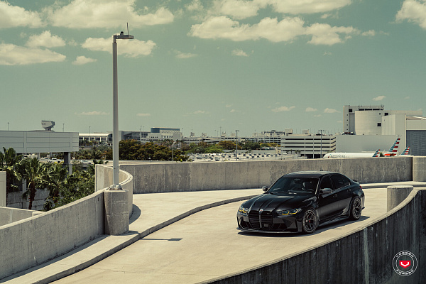 Фото дисков Vossen LC3-01 Глянцевый темный лак на BMW 3/M3 (G2x/G80)