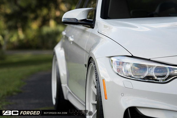 Фото дисков BC Forged TD01 Белый глянец на BMW 3/M3 (F3x/F80)