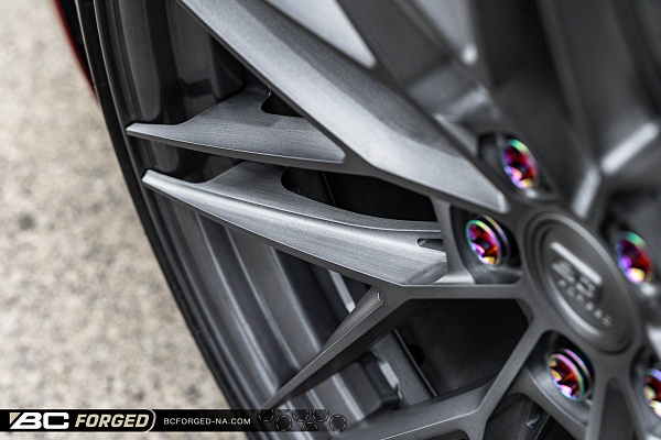 Фото дисков BC Forged HCA675 Сатиновый тонированный лак на Tesla Model 3