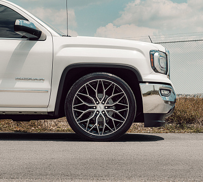 Фото дисков Vossen HF6-3 на GMC Sierra III