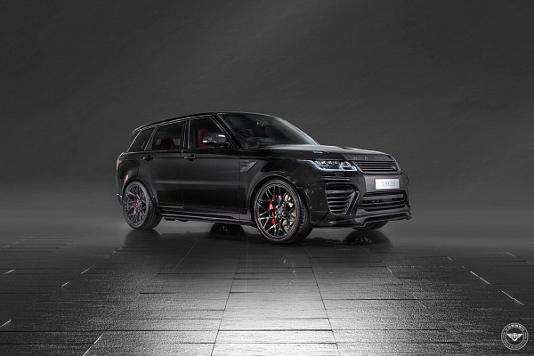 Фото дисков Vossen UV-1 Черный глянец на Land Rover Range Rover IV
