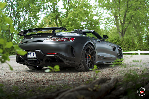 Фото дисков Vossen EVO-2R Черный сатин на Mercedes-Benz AMG GT I