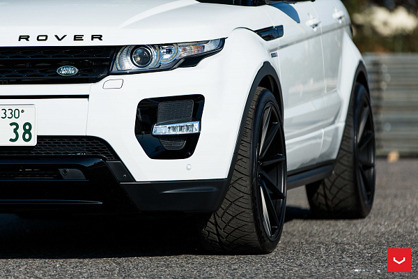 Фото дисков Vossen CVT Черный сатин на Land Rover Range Rover Evoque I