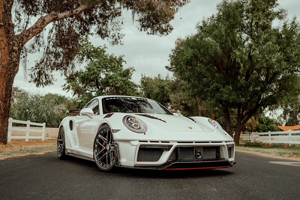 Фото дисков Brixton Forged BF01 Черный сатин на Porsche 911 VII