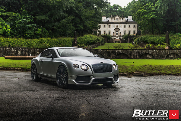 Фото дисков Vossen HF-1 Черный сатин на Bentley Continental GT II
