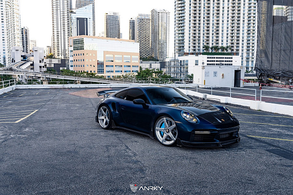 Фото дисков Anrky AN36-S Полированный лак на Porsche 911 VIII
