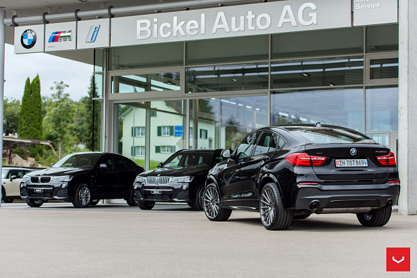 Фото дисков Vossen VFS-2 Глянцевый графит на BMW X4 (F26)