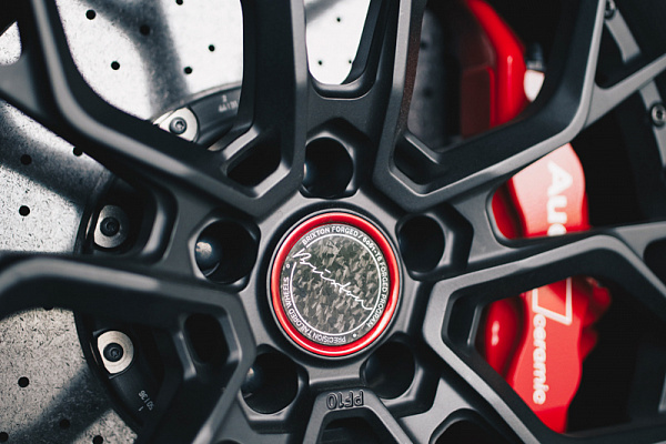 Фото дисков Brixton Forged PF10 Черный сатин на Audi R8 (4S)