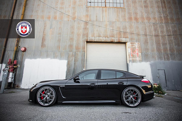 Фото дисков HRE S101 Сатиновый графит на Porsche Panamera I