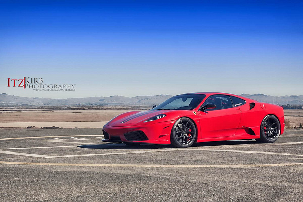 Фото дисков HRE R101 Черный сатин на Ferrari F430
