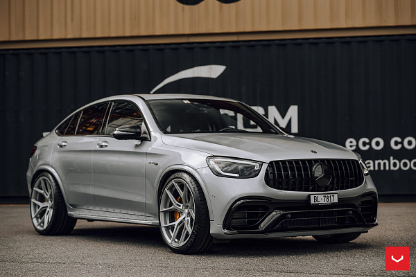 Фото дисков Vossen HF-5 Серебро на Mercedes-Benz GLC (X253, C253)