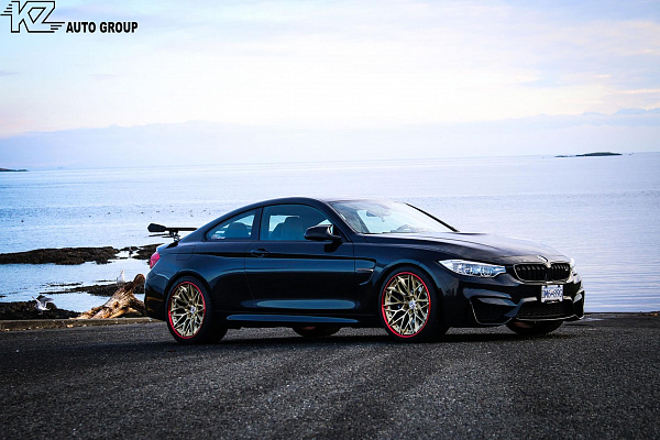 Фото дисков HRE S200 Сатиновое золото на BMW 4/M4 (F32/F82)