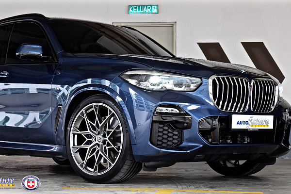 Фото дисков HRE FF10 Серебро на BMW X5/X5 M (F15/F85)