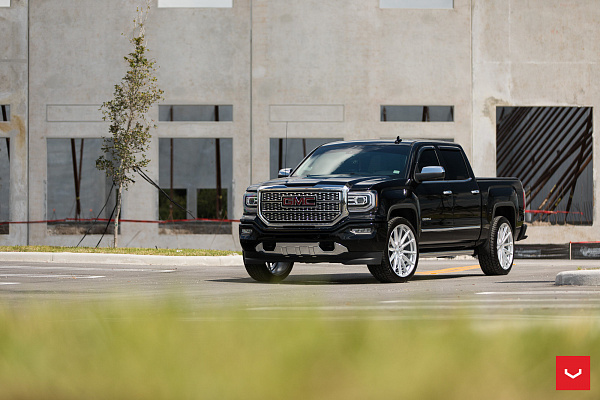 Фото дисков Vossen HF6-1 Серебро на GMC Sierra III