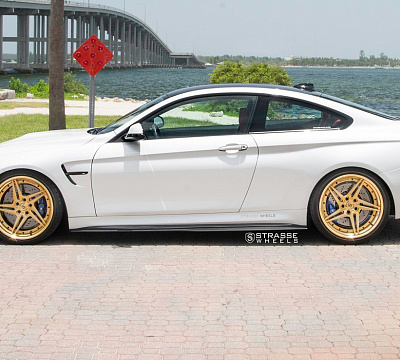 Фото дисков Strasse Wheels SV2T Deep Concave FS на BMW 4/M4 (F32/F82)