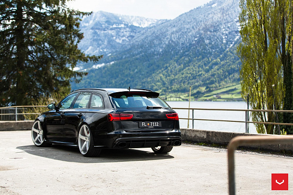 Фото дисков Vossen CV3 Серебро на Audi A/RS 6 (C7)