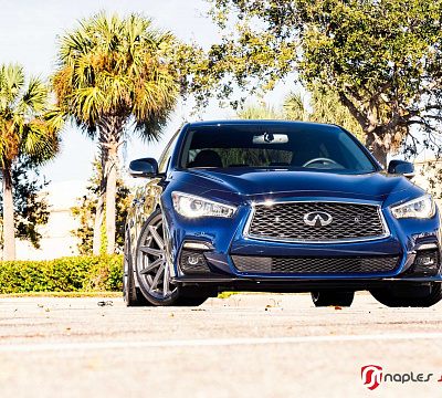 Фото дисков Vossen VFS-10 на Infiniti Q50